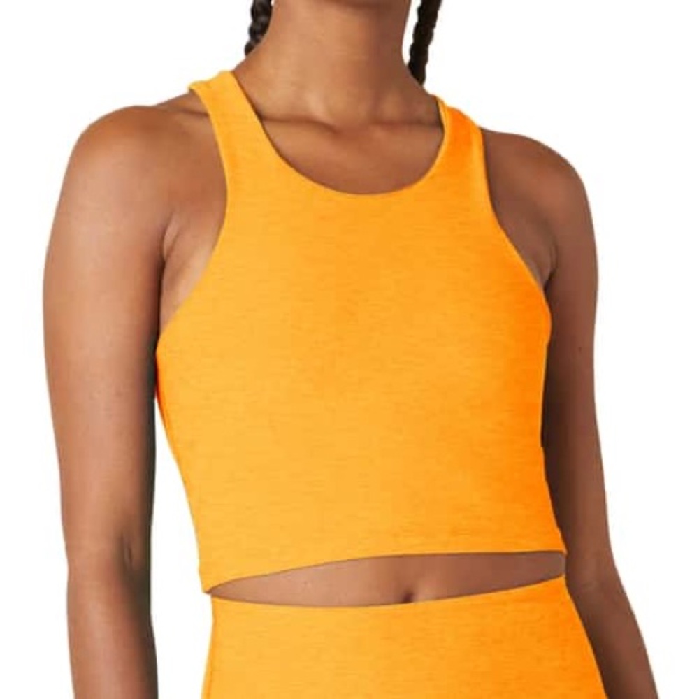 Beyond Yoga Focus Tank in Orange